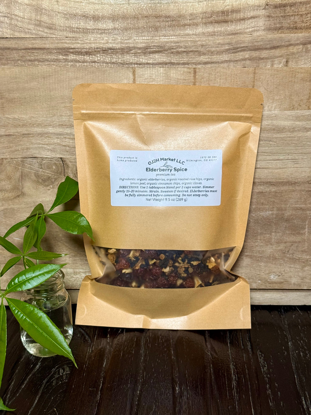 Elderberry Spice Tea – Premium Organic Simmer Blend
