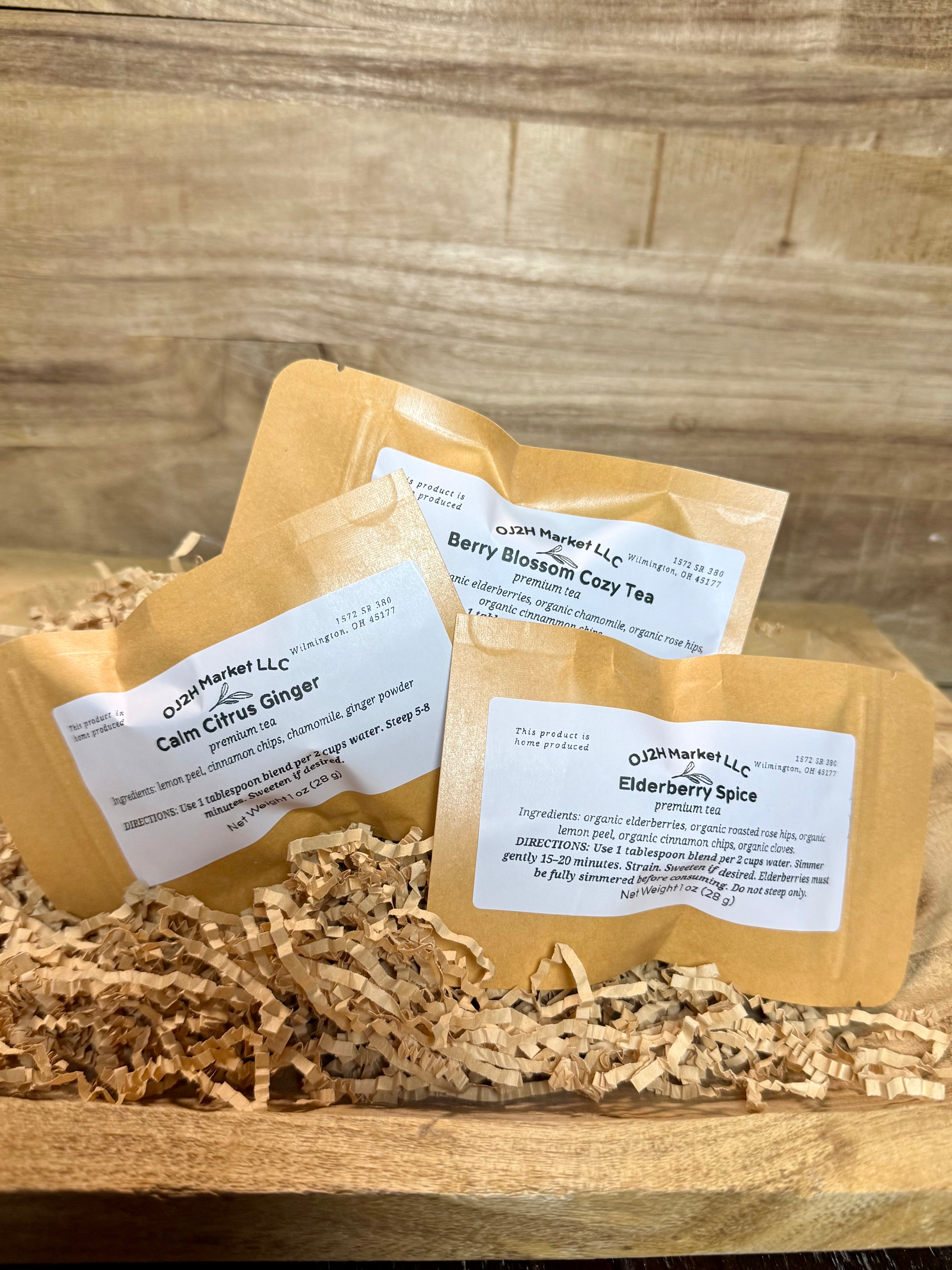 3 Pack Sample Tea – Premium Organic Blend