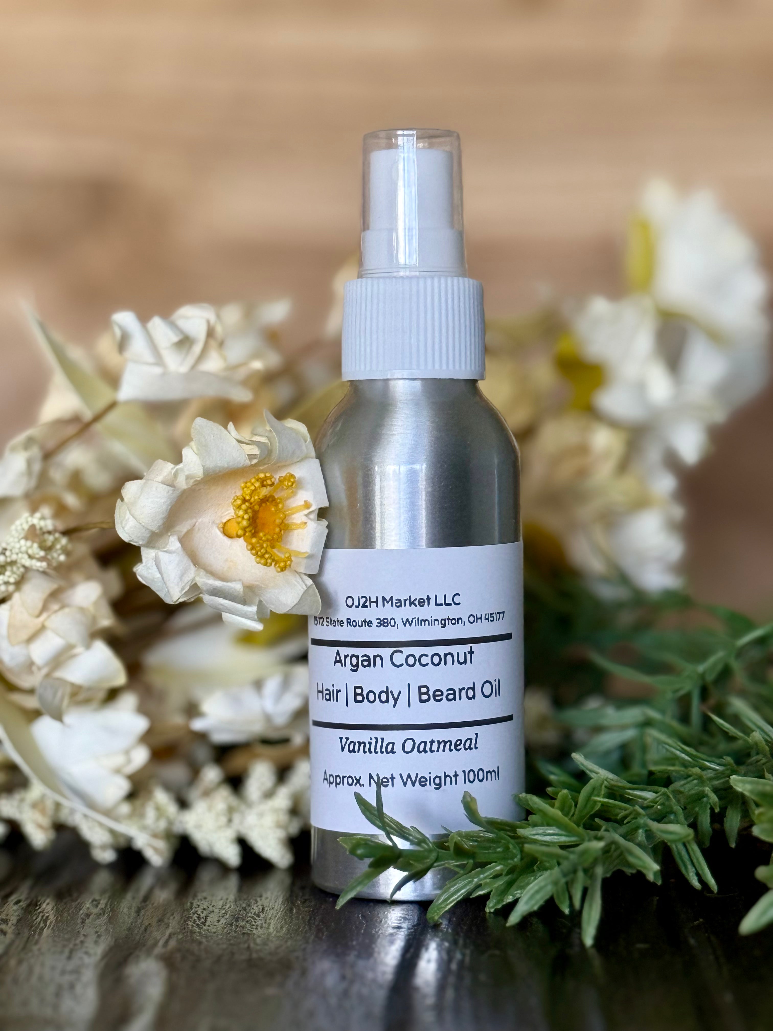 Argan Coconut Body Oil Spray